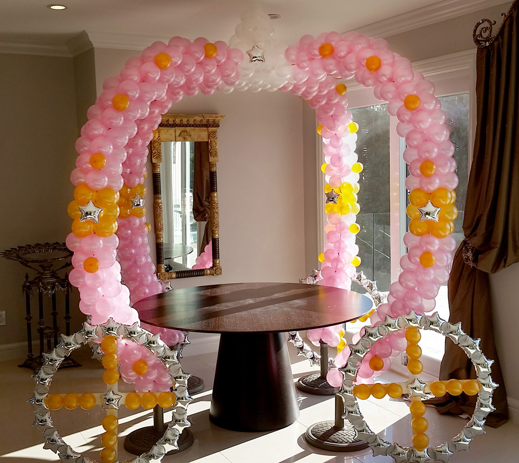 Wedding signing table arch display